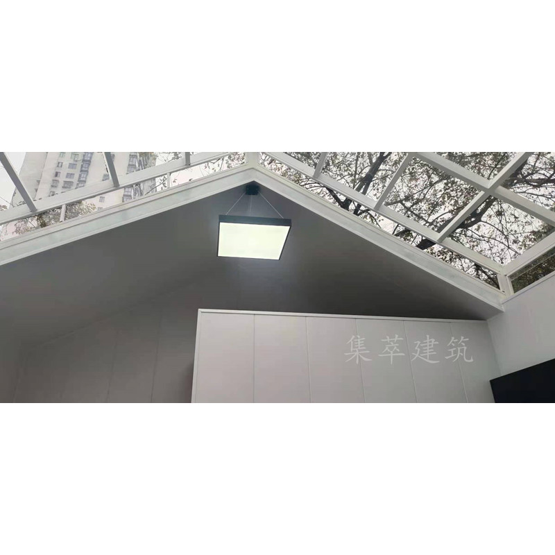 原创设计定制款轻钢结构岩棉门卫室 集装箱门卫室