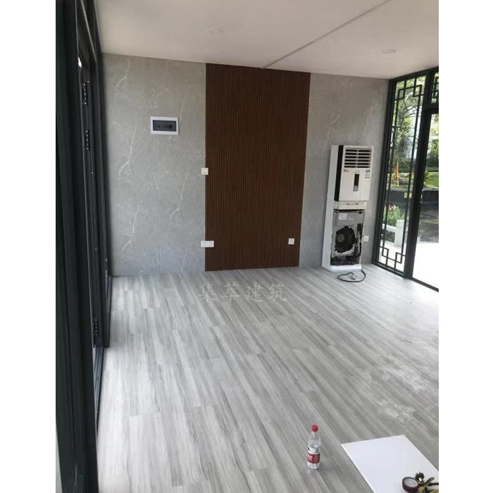 中式小型集装箱售楼部展厅营销中心岩棉带屋顶集装箱接待厅